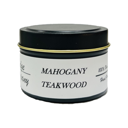 Mahogany Teakwood Intense 14.5 oz Scented Candle - Blue Mountain Water